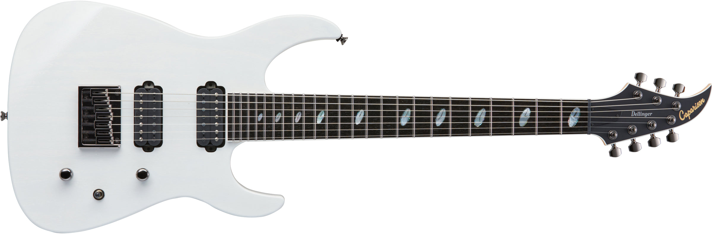 Caparison | Dellinger7-WB-FX-EF-TWH | Transparent White | KazApp