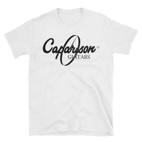 Caparison Guitars Classic single colour print basic T-Shirt.