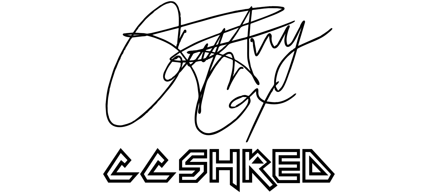 Courtney Cox - CC Shred Logo